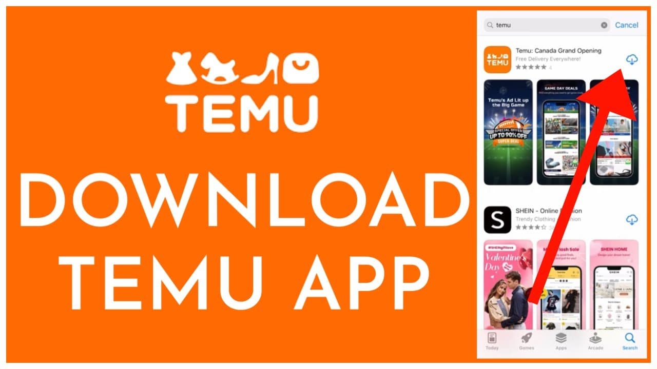 Vorteile, wenn Sie die Temu App herunterladen